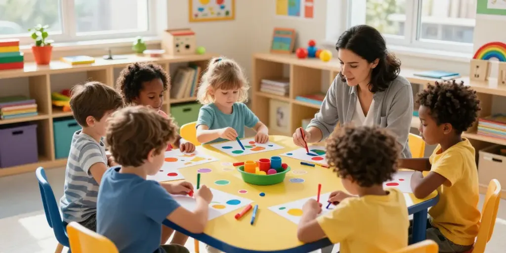 RUSUNTOTO, platform pendidikan anak, anak-anak belajar dan berkreasi dengan aktivitas seni di dalam kelas.