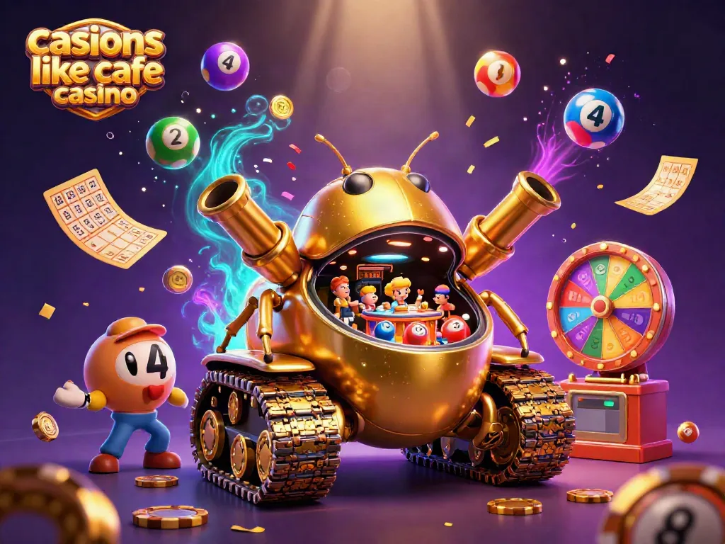 Experience the excitement of casinos like cafe casino with vibrant games, bonuses, and playful imagery.