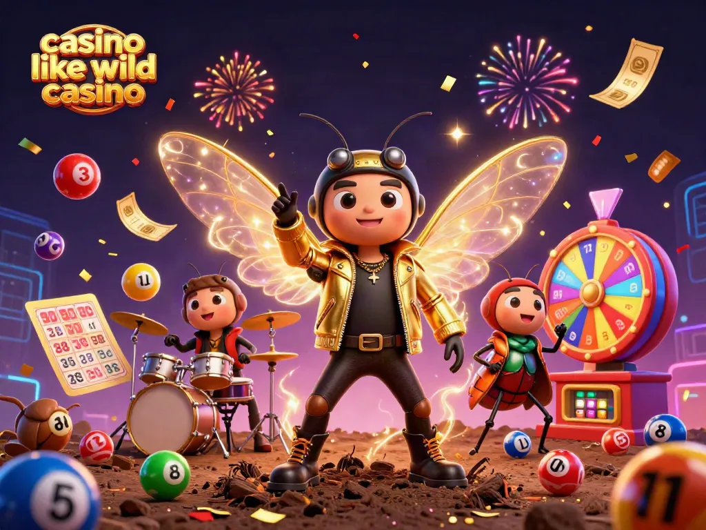Experience excitement at a casino like wild casino with vibrant characters and dynamic game elements.
