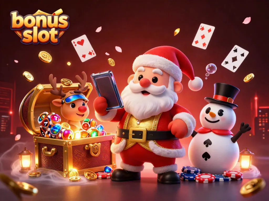Engage with bonus slot excitement in a vibrant casino scene with animated characters and dynamic elements.