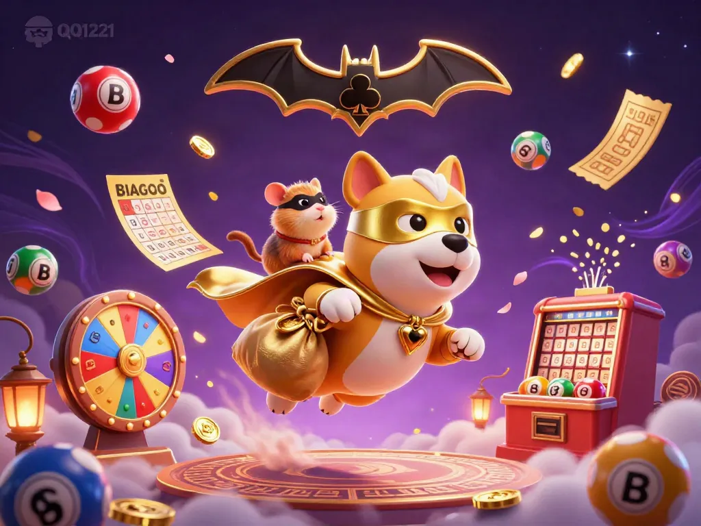 Experience the excitement of QQ1221 with vibrant characters and lottery elements in action.