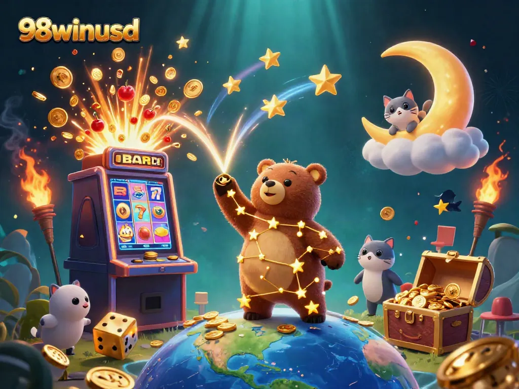 Play thrilling games at 98winusd, experience a vibrant casino atmosphere with dazzling jackpots.