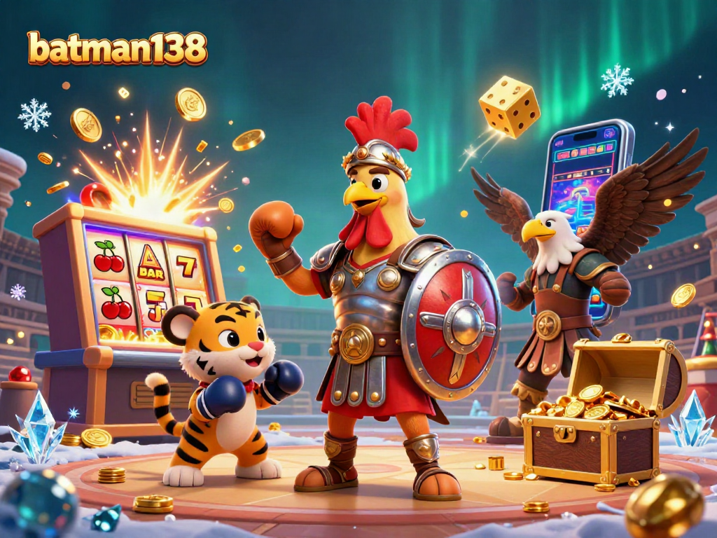 Spin to win with batman138 on an exploding jackpot slot machine round!