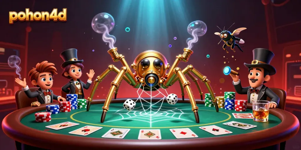 Engage with pohon4d's innovative gaming realm featuring intricate designs and rich poker elements.
