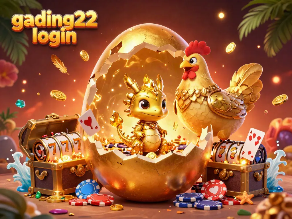 Engage with gading22 login while enjoying thrilling golden egg and dragon casino scene