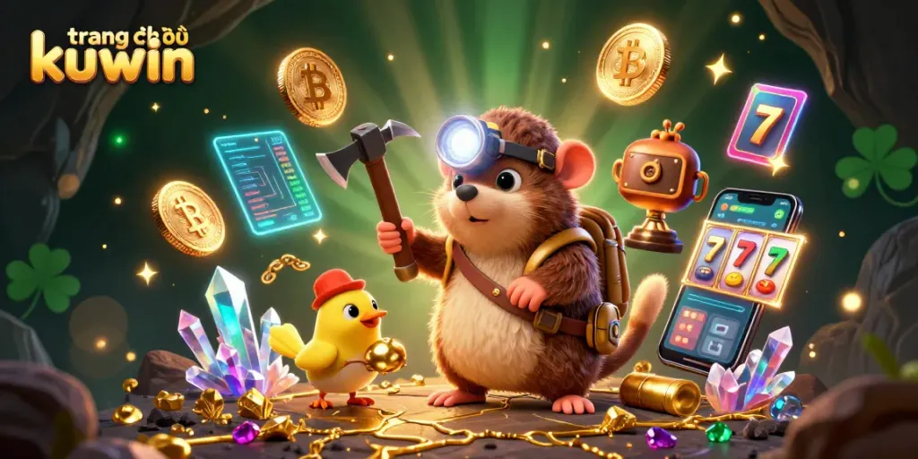 Engage with the thrilling gaming scene at trang chủ kuwin featuring treasure hunting and crypto elements