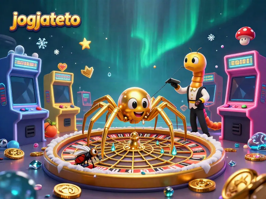 Experience excitement at jogjatoto with colorful arcade machines and gambling elements.