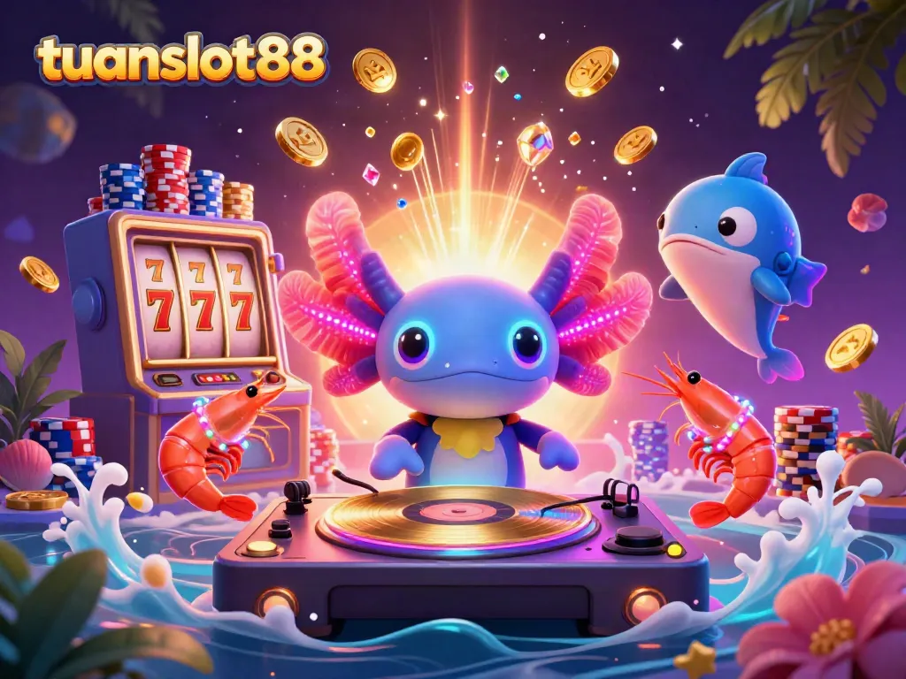 Tuanslot88 menampilkan pengalaman bermain slot dengan DJ axolotl dan permainan slot berkualitas tinggi.