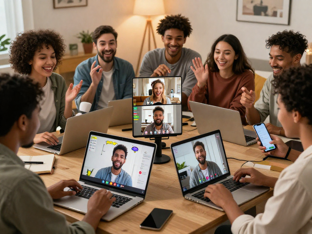 Engaging nsfw chat environment with diverse users on digital devices.